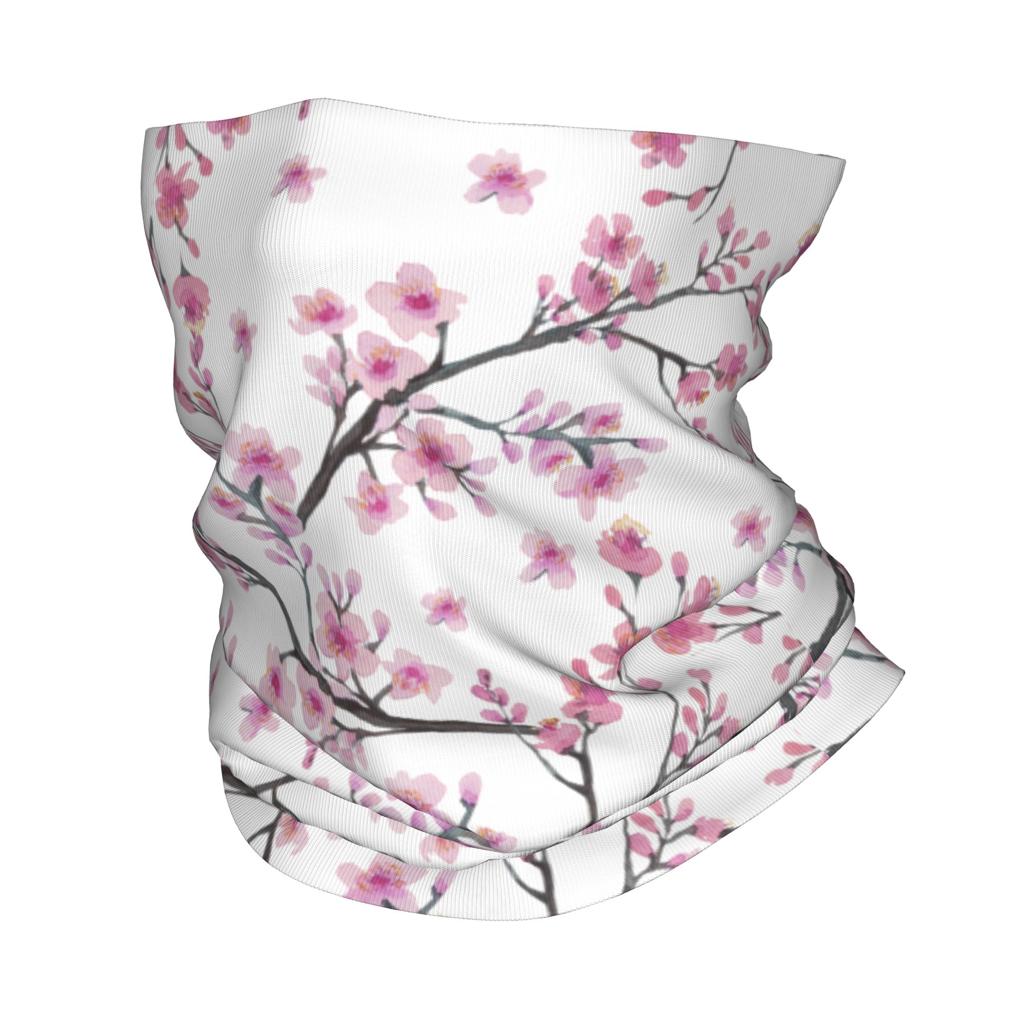 Neck Warmer Tube - Cache-cou coupe-vent multifonctionnel motif fleurs de