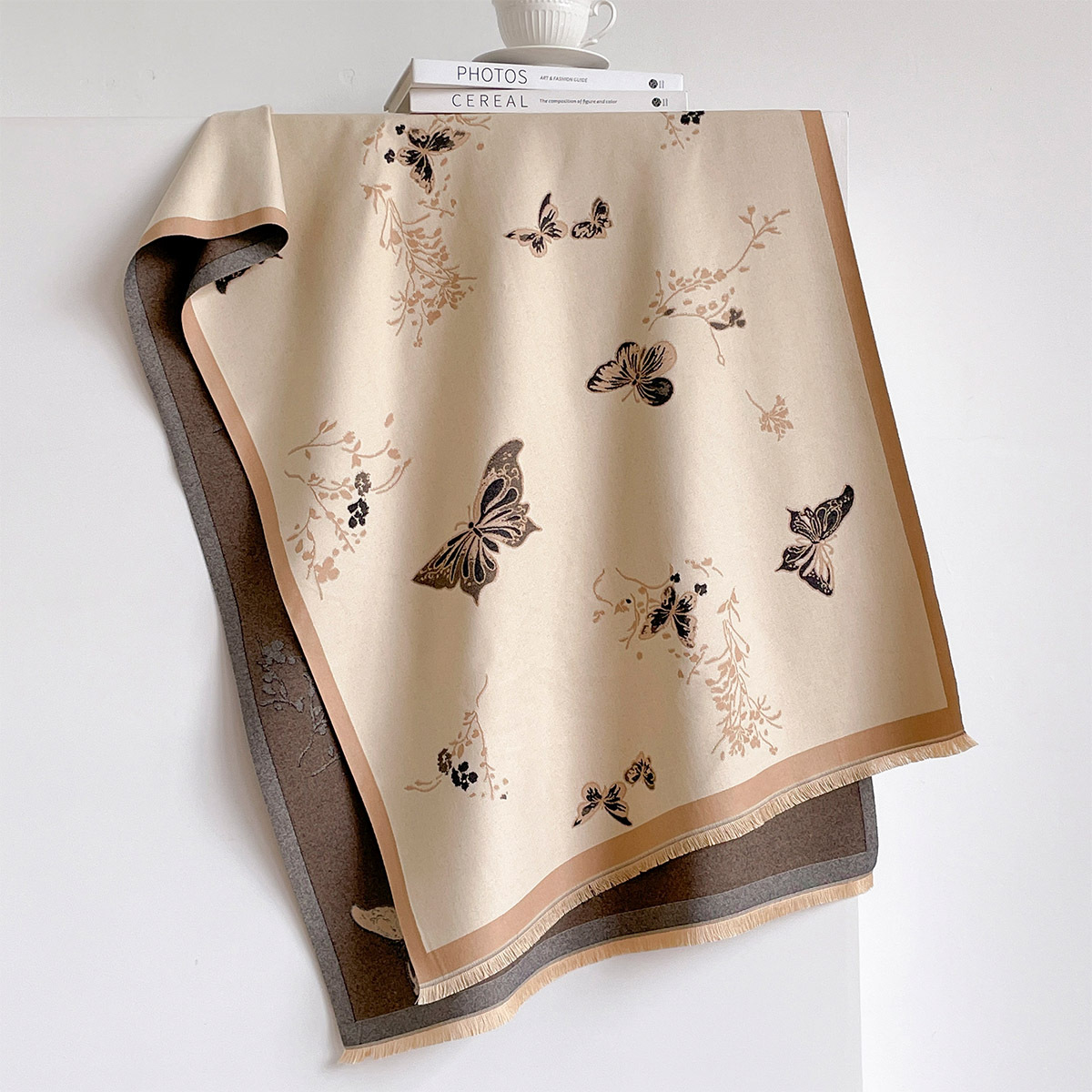 Écharpe en imitation cachemire - Pashmina Wrap Large avis et prix