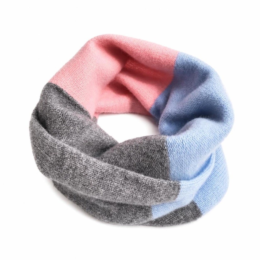 Écharpe infinie douce à couleu - Infinity Scarf Knit avis et prix