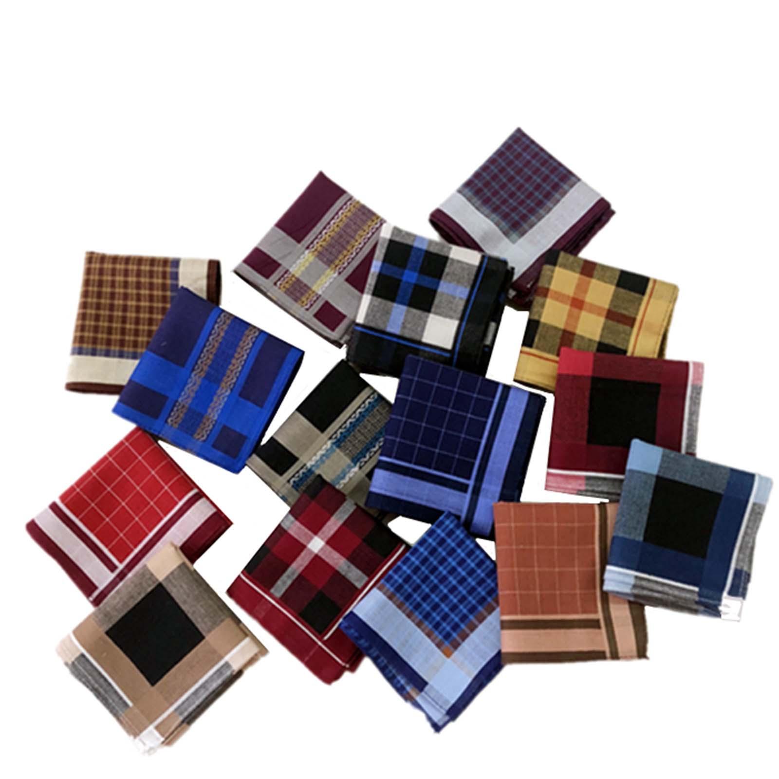 6 Pièces de Mouchoirs en Tissu - Handkerchief Cotton Men avis et prix