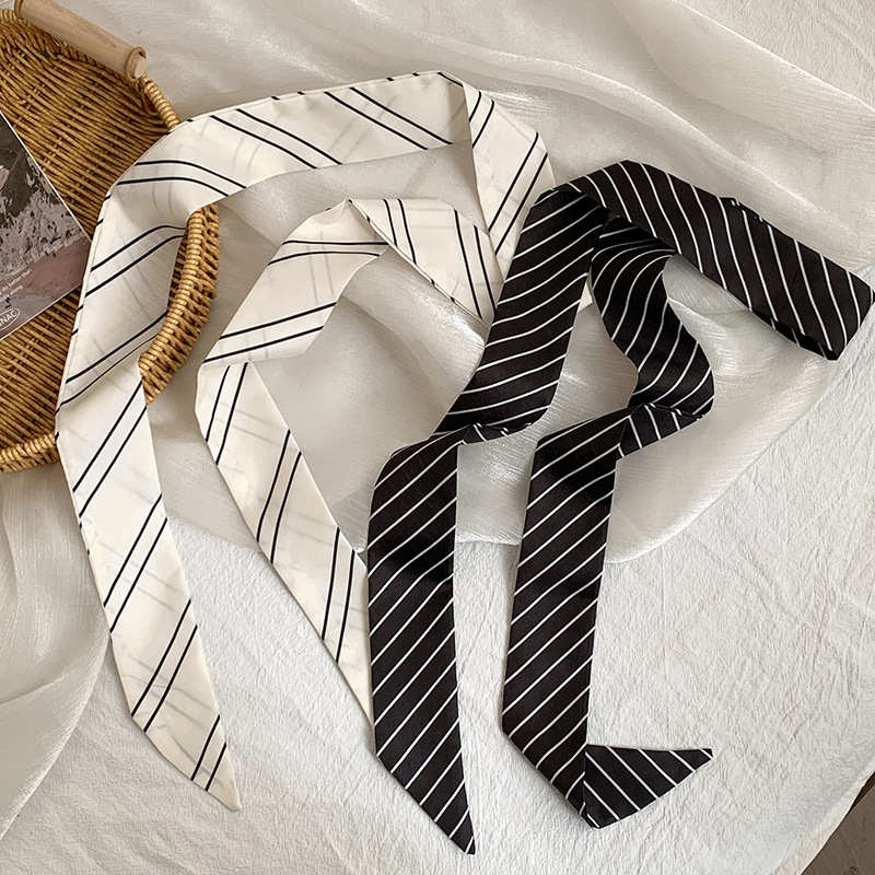 Nouvelle écharpe d'été en soie - Silk Tie Striped avis et prix
