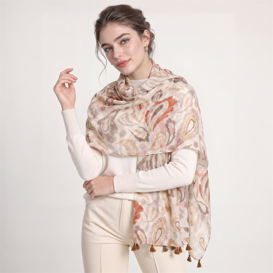 Écharpe de luxe de marque, châ - Pashmina Wrap Large avis et prix