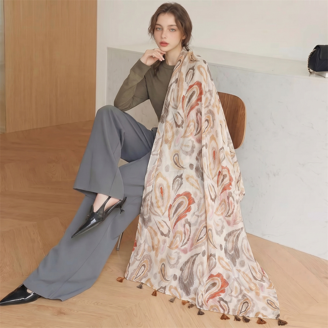 Écharpe de luxe de marque, châ - Pashmina Wrap Large avis et prix