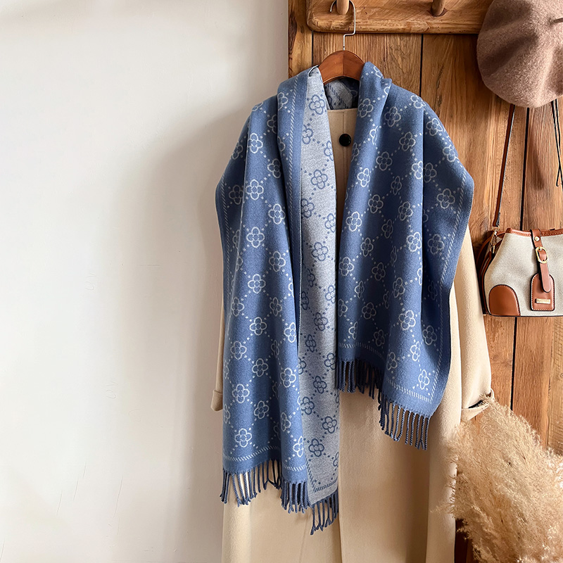 Marques Jacquard Design hiver  - Woven Scarf Blanket avis et prix